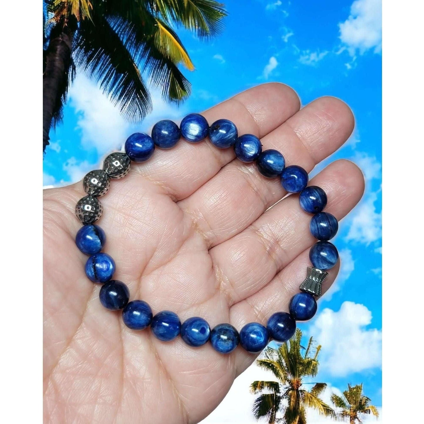 Blue kyanite bracelet Bracelets Alice Jewel   