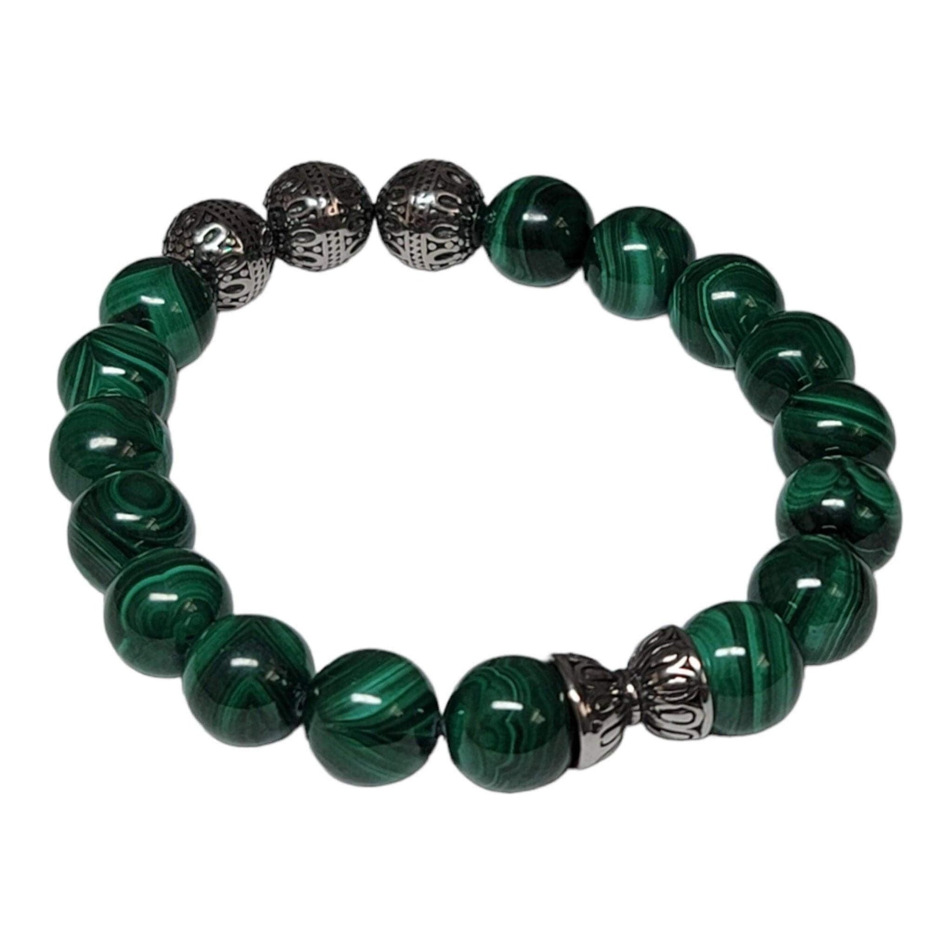 Green Malachite Men bracelet Bracelets Alice Jewel   